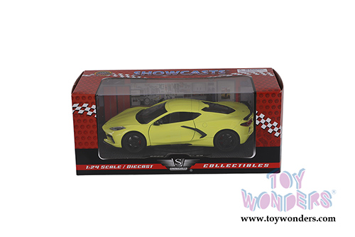 Showcasts  Collectibles - Chevrolet&reg; Corvette&reg; C8 Stingray Hardtop (2020, 1/24 scale diecast model car, Yellow) 79360YL