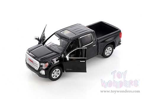Showcasts Collectibles - GMC&reg; Sierra 1500 Denali Crew Cab Pickup Truck (2019, 1/27 scale diecast model car, Black) 79362BK/16D