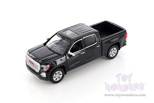 Showcasts Collectibles - GMC&reg; Sierra 1500 Denali Crew Cab Pickup Truck (2019, 1/27 scale diecast model car, Black) 79362BK/16D