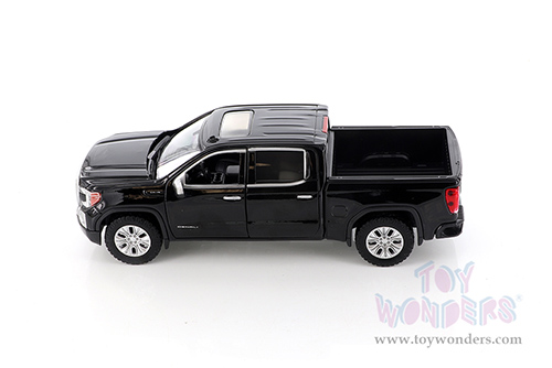 Showcasts Collectibles - GMC&reg; Sierra 1500 Denali Crew Cab Pickup Truck (2019, 1/27 scale diecast model car, Black) 79362BK/16D