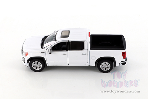 Showcasts Collectibles - GMC&reg; Sierra 1500 Denali Crew Cab Pickup Truck (2019, 1/27 scale diecast model car, White) 79362WH/16D