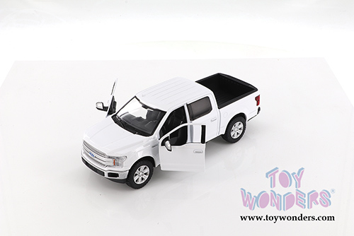 Showcasts Collectibles - Ford F-150 Lariat Crew Cab Pickup Truck (2019, 1/27 scale diecast model car, Asstd.) 79363/16D