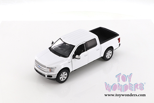 Showcasts Collectibles - Ford F-150 Lariat Crew Cab Pickup Truck (2019, 1/27 scale diecast model car, Asstd.) 79363/16D