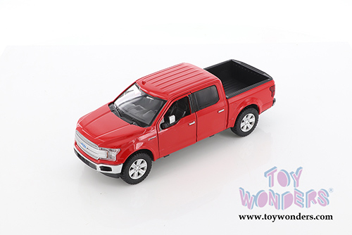 Showcasts Collectibles - Ford F-150 Lariat Crew Cab Pickup Truck (2019, 1/27 scale diecast model car, Asstd.) 79363/16D