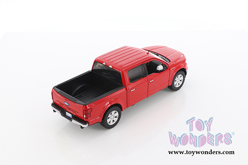 Showcasts Collectibles - Ford F-150 Lariat Crew Cab Pickup Truck (2019, 1/27 scale diecast model car, Asstd.) 79363/16D