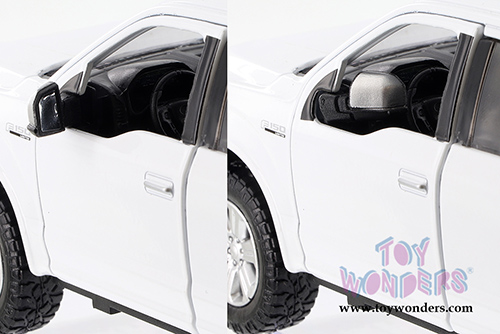 Showcasts Collectibles - Ford F-150 Lariat Crew Cab Pickup Truck (2019, 1/27 scale diecast model car, White) 79363WH