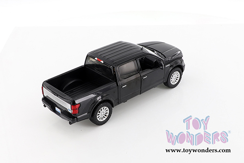 Showcasts Collectibles - Ford F-150 Limited Crew Cab Pickup Truck (2019, 1/27 scale diecast model car, Black) 79364BK