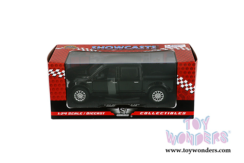 Showcasts Collectibles - Ford F-150 Limited Crew Cab Pickup Truck (2019, 1/27 scale diecast model car, Black) 79364BK