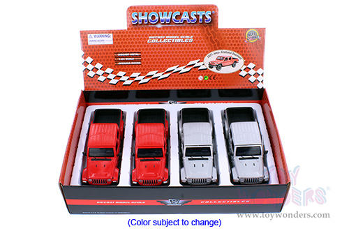 Showcasts Collectibles - Jeep&reg; Gladiator Overland (Closed Top) Pickup Truck (2021, 1/27 scale diecast model car, Asstd.) 79365/16D