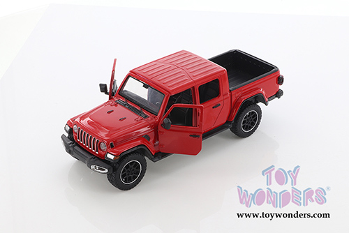 Showcasts Collectibles - Jeep&reg; Gladiator Overland (Closed Top) Pickup Truck (2021, 1/27 scale diecast model car, Red) 79365R