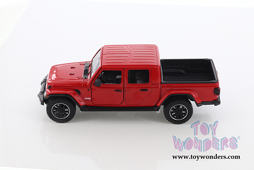Showcasts Collectibles - Jeep&reg; Gladiator Overland (Closed Top) Pickup Truck (2021, 1/27 scale diecast model car, Red) 79365R