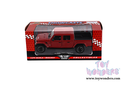 Showcasts Collectibles - Jeep&reg; Gladiator Overland (Closed Top) Pickup Truck (2021, 1/27 scale diecast model car, Red) 79365R