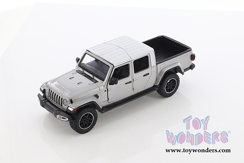 Showcasts® Collectibles - Jeep® Gladiator Overland (Closed Top) Pickup Truck (2021, 1/27 scale diecast model car, Silver) 79365SV MAP: $22.99