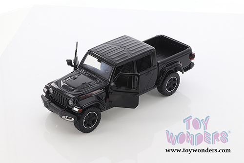 Showcasts Collectibles - Jeep&reg; Gladiator Rubicon Pickup Truck (2021, 1/24 scale diecast model car, Black) 79368BK