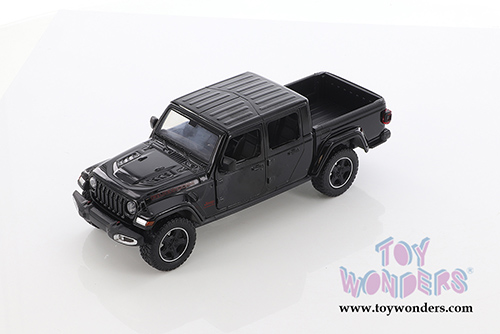 Showcasts Collectibles - Jeep&reg; Gladiator Rubicon Pickup Truck (2021, 1/24 scale diecast model car, Black) 79368BK
