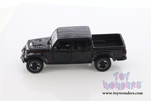 Showcasts Collectibles - Jeep&reg; Gladiator Rubicon Pickup Truck (2021, 1/24 scale diecast model car, Black) 79368BK