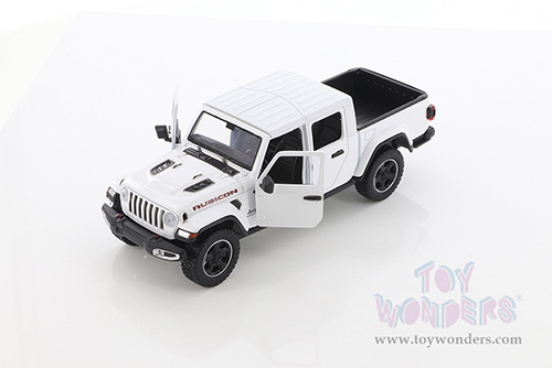Showcasts Collectibles - Jeep&reg; Gladiator Rubicon Pickup Truck (2021, 1/24 scale diecast model car, White) 79368WT