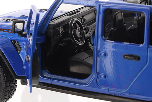 Showcasts Collectibles - Jeep&reg; Gladiator Rubicon Pickup Truck Open Top (2021, 1/27 scale diecast model car, Asstd.) 79370/16D