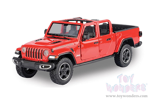 Showcasts Collectibles - Jeep&reg; Gladiator Rubicon Pickup Truck Open Top (2021, 1/27 scale diecast model car, Asstd.) 79370/16D