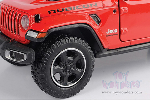 Showcasts Collectibles - Jeep&reg; Gladiator Rubicon Pickup Truck Open Top (2021, 1/27 scale diecast model car, Asstd.) 79370/16D