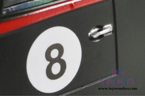 Motormax - Volkswagen Type 2 (T1) Double Cab Pickup #8 (1/24 scale diecast model car, Matte Black) 79562