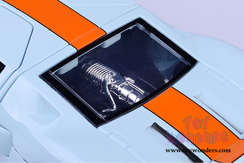 Motormax - Ford GT Concept #6 Gulf Oil (1/24 scale die cast model car, Light Blue/Orange) 79641