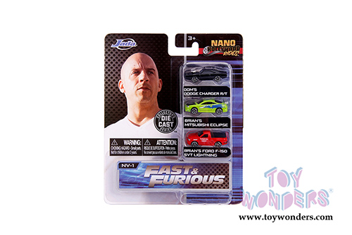 Jada Toys Nano Hollywood Rides | Assortment Pack (1/65, diecast model car, Asstd.) 83548W3