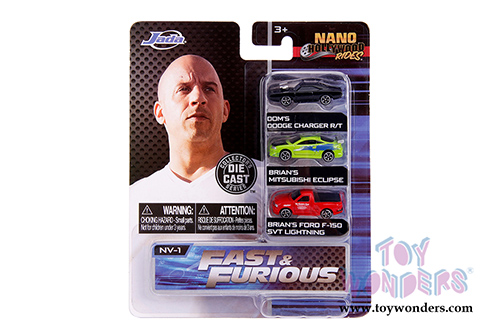 Jada Toys Nano Hollywood Rides | Assortment Pack (1/65, diecast model car, Asstd.) 83548W4