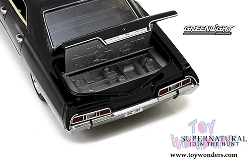 Greenlight Hollywood - Supernatural Join The Hunt Chevrolet&reg; Impala&trade; Sport Sedan (1967, 1/24 scale diecast model car, Black) 84032/12