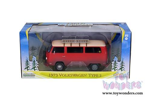 Greenlight Hollywood - Field of Dreams Volkswagen&reg; Type 2 (1973, 1/24 scale diecast model car, Red/White) 84034