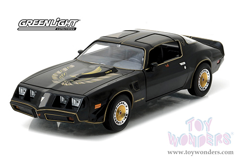 Greenlight - Pontiac Firebird Trans Am T Top (1980, 1/24 scale diecast model car,  Starlite Black/Golden) 84037