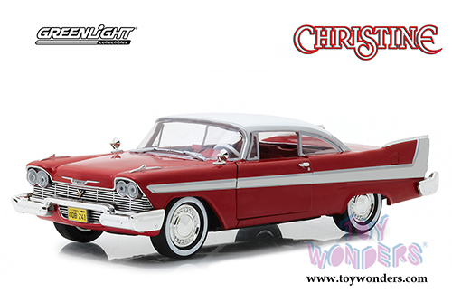 Greenlight - Hollywood Christine Plymouth Fury Hardtop (1958, 1/24 scale diecast model car, Red) 84071