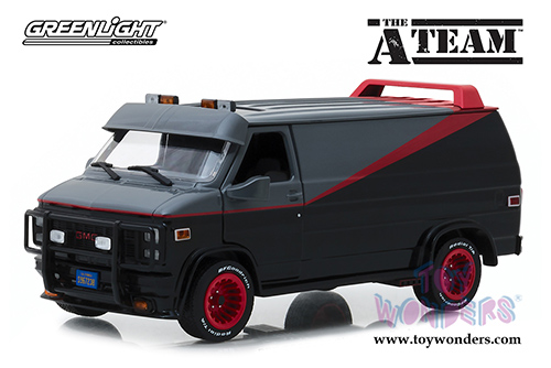 Greenlight - Hollywood The A-Team&trade; GMC&reg; Vandura (1983, 1/24 scale diecast model car, Gray/Black) 84072