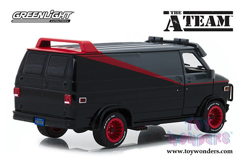 Greenlight - Hollywood The A-Team&trade; GMC&reg; Vandura (1983, 1/24 scale diecast model car, Gray/Black) 84072