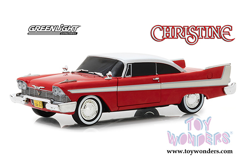 Greenlight - Hollywood Christine Plymouth Fury "Evil Version" Hardtop (1958, 1/24 scale diecast model car, Red) 84082