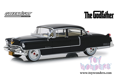 Greenlight Hollywood - The Godfather Cadillac Fleetwood Series 60 Hard Top (1955, 1/24 scale diecast model car, Black) 84091
