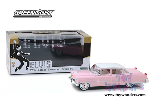 Greenlight Hollywood - Elvis Presley's Cadillac Fleetwood&trade; Series 60 Hardtop (1955, 1/24 scale diecast model car, Pink) 84092