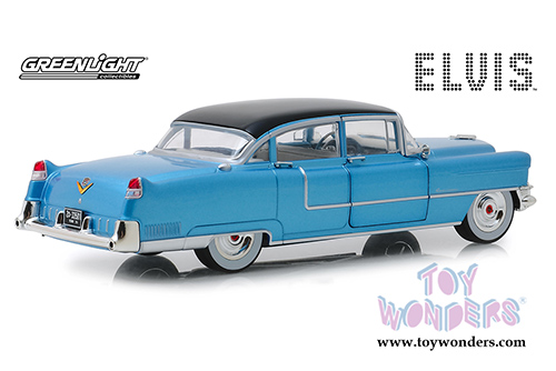 Greenlight Hollywood - Elvis Presley's Cadillac Fleetwood&trade; Series 60 Hardtop (1955, 1/24 scale diecast model car, Blue) 84093