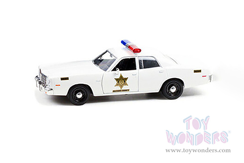 Greenlight - Dodge Coronet Hazzard County Sheriff (1975, 1/24 scale diecast model car, White) 84104