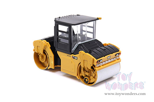 Diecast Masters - Caterpillar® CB-13 Tandem Vibratory Roller with CAB (1/64 scale diecast model car, Yellow/Black) 84641CS