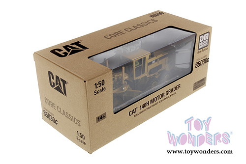 Diecast Masters - Caterpillar 140H Motor Grader with Operator - Core Classics Series (1/50 scale diecast model car, Yellow) 85030C MAP: $59.99