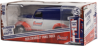 Greenlight - Running on Empty Series 5 | Chevrolet® Panel Truck Summit Racing Equipment (1939, 1/24 scale diecast model car, Red/Blue/White) 85061