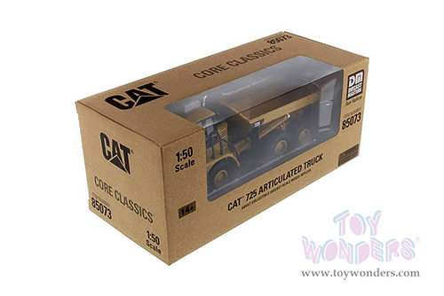 Diecast Masters - Caterpillar® 725 Articulated Truck with Operator - Core Classics Series (1/50 scale diecast model car, Yellow) 85073C MAP: $74.99
