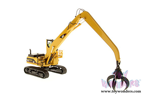 Diecast Masters - Caterpillar 345B Series II Material Handler with Work Tools - Core Classics Series (1/50 scale diecast model car, Yellow) 85080