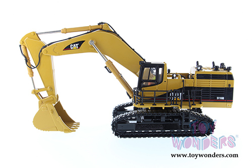 Diecast Masters - Caterpillar 5110B Hydraulic Excavator with Operator - Core Classics Series (1/50 scale diecast model car, Yellow) 85098C