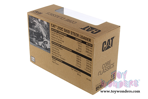 Diecast Masters - Caterpillar 272C Skid Steer Loader - Core Classics Series (1/32 scale diecast model car, Yellow) 85167C