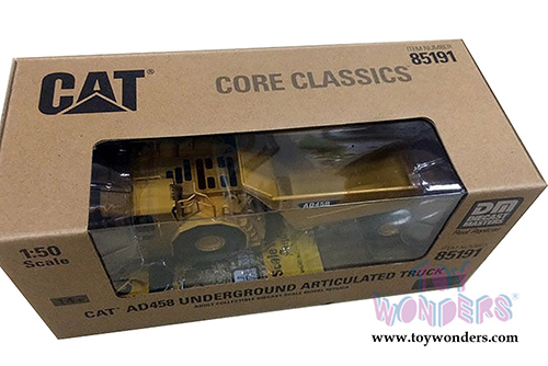 Diecast Masters - Caterpillar AD45B Underground Articulated Truck Tractor - Core Classics Series (1/50 scale diecast model car, Yellow) 85191