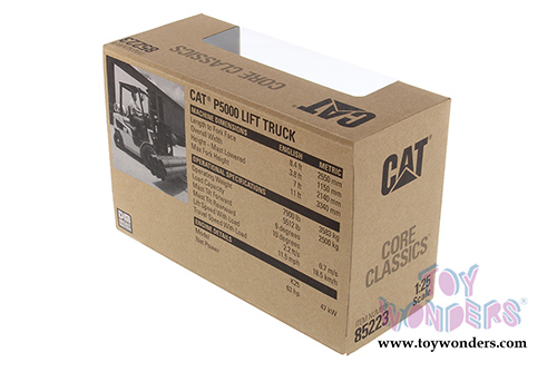 Diecast Masters - Caterpillar P5000 Lift Truck - Core Classics Series (1/25 scale diecast model car, Yellow) 85223