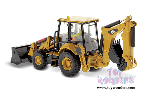 Diecast Masters - Caterpillar 420F2 IT Backhoe Loader with Operator - High Line Series (1/50 scale diecast model car, Yellow) 85233 MAP: $92.99