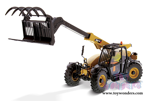 Diecast Masters - Caterpillar TH407C Telehandler with Attachments - High Line Series (1/32 scale diecast model car, Yellow/black) 85278